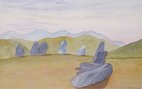 9.Once Standing Stones, Wales(32). 15 x 11inches, 38 x 28cm, (CP), 1989.