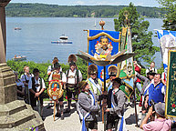 100 years anniversary Votivkapelle in Berg, 127 death day of King Ludwig II; June 16th, 2013