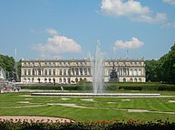 Fountains of Herren Chiemsee Palace.