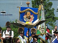 100 years anniversary Votivkapelle in Berg, 127 death day of King Ludwig II; June 16th, 2013