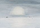 82. Sailing by Moonlight Rouen 2012, 13.5 x 9.3 inches, 34.3cm x 23.7 cm, Cotton Paper
