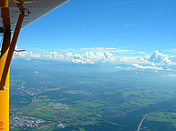 Flying over the Bavarian Alps