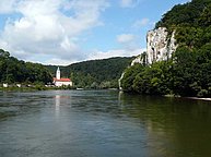 Tour boat on the Danube (Donau)