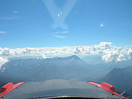 Flying over the Bavarian Alps