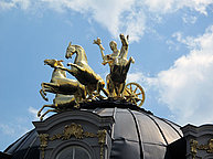 Apollo the Sun God on top of the Eremitage Bayreuth