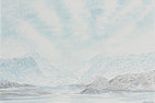 86. Winter Mountain View 2013, 14,75 inches x 9.25 inches, 35 cm x 23.5 cm, Cotton Paper