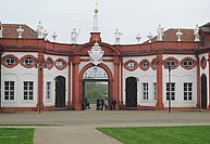 Entrance Tor and green house for Seehof