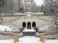Linderhof in Winter