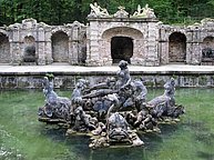 Still fountains in Gardens of Eremitage Bayreuth