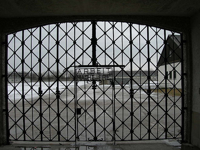 Dachau Concentration Camp, now Dachau Memorial Site - Entrance Gate