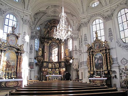 Inside Maria Birnbaum church