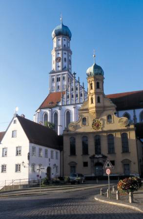 Famous Ulrichschurch in Augsburg