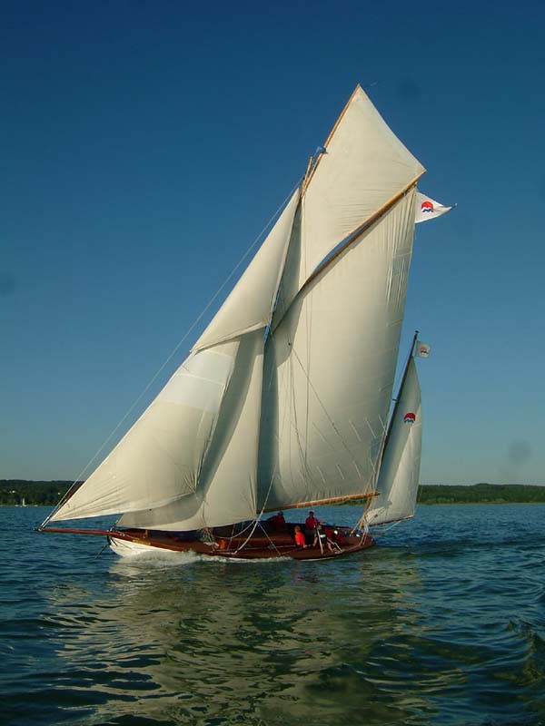 Wooden sailing yacht S.Y. Albatros, Built in 1905
